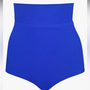JINXUEER High Waisted Bikini Tankini Swimsuit Bottoms Shape Control Folding